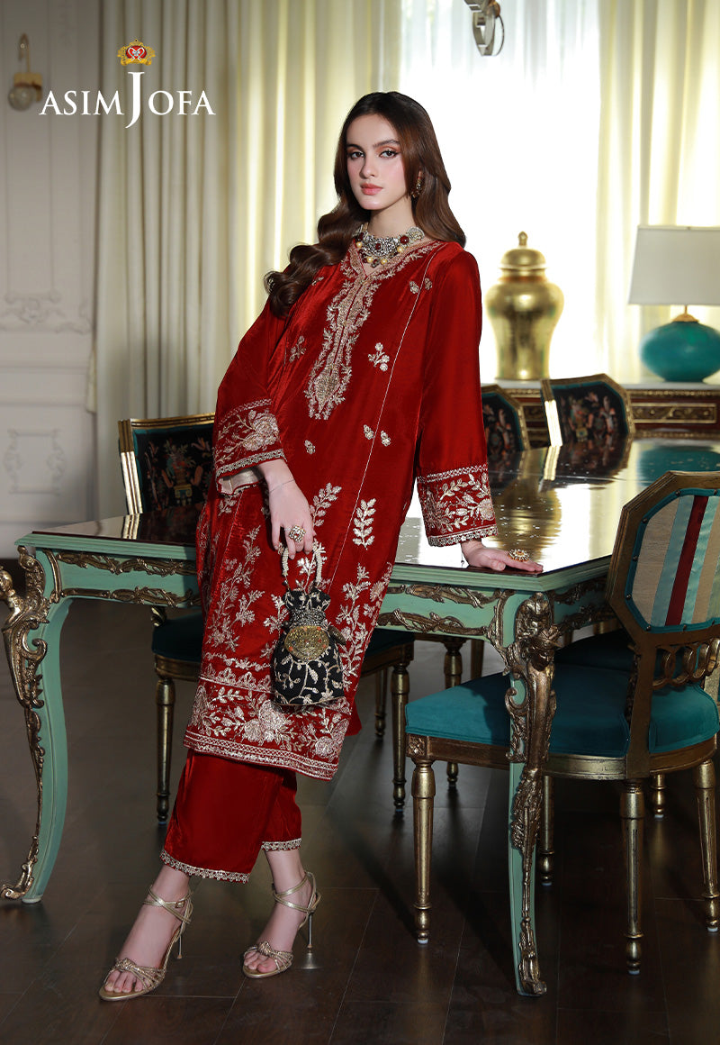 Asim Jofa | Velvet Edit | AJVG-08 - Ladies Clothes 