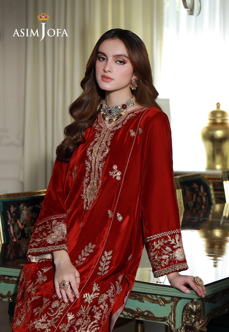 Asim Jofa | Velvet Edit | AJVG-08 - Ladies Clothes 