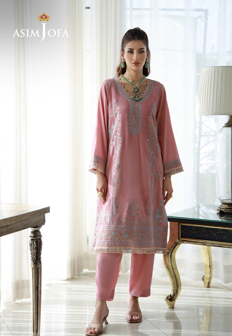 Asim Jofa | Velvet Edit | AJVG-12 - Designer Dress with Intricate embroidery and embellishments. Shop elegent wedding dress at Maria Faisal.