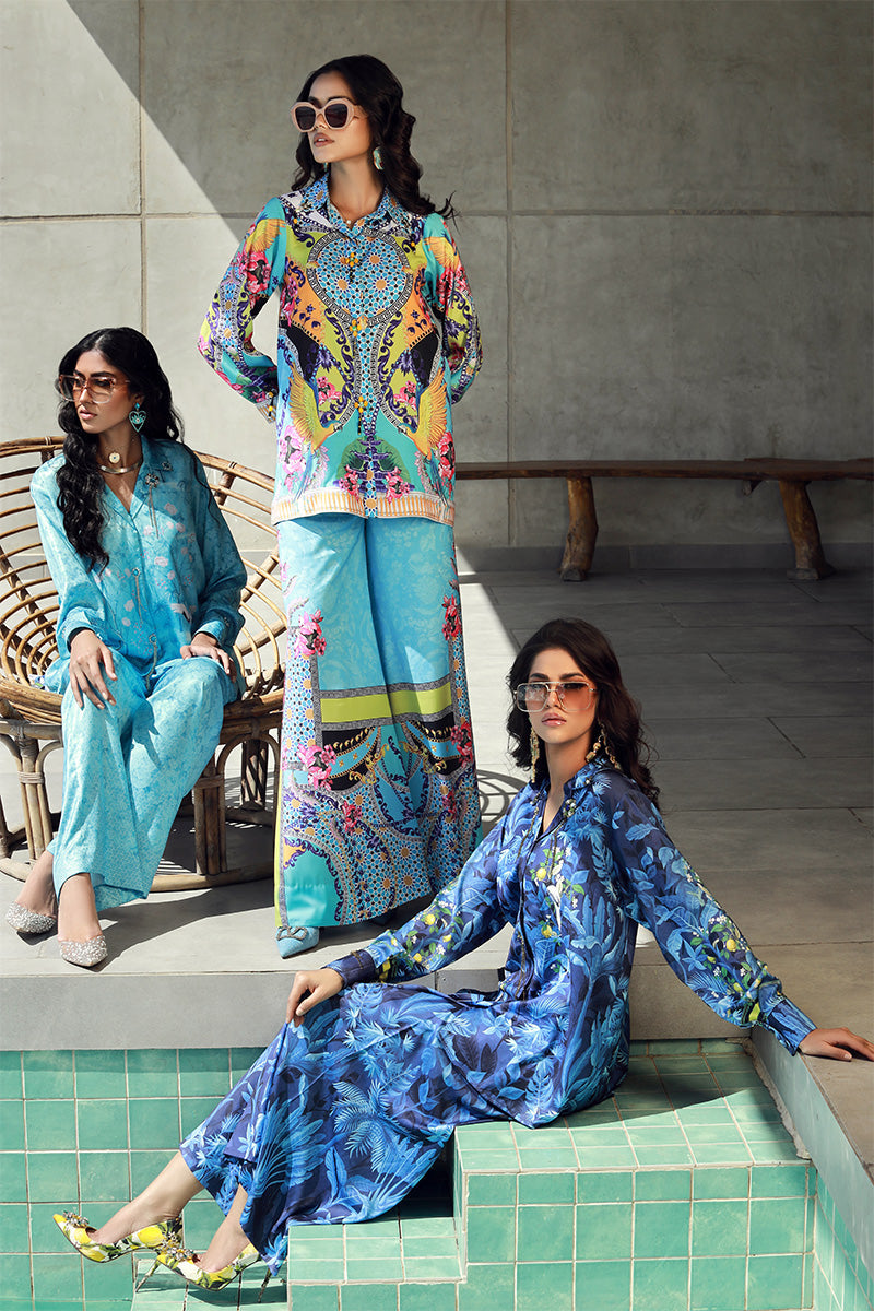 Wardha Saleem | Luxury Pret Fusion Wear | SKYE (2PC) - Ladies Clothes 