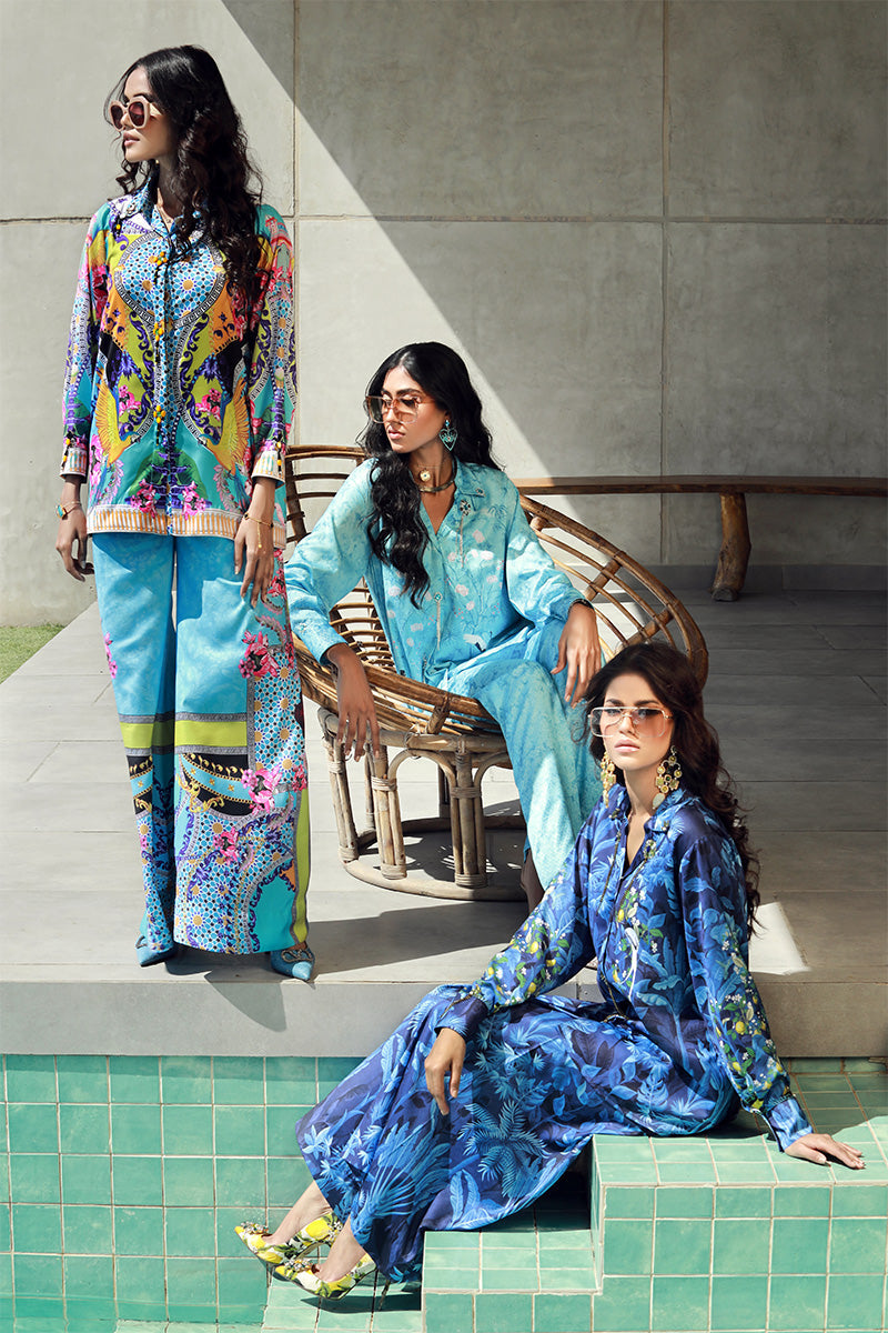 Wardha Saleem | Luxury Pret Fusion Wear | SKYE (2PC) - Ladies Clothes 