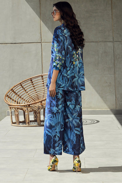 Wardha Saleem | Luxury Pret Fusion Wear | FLORA (2PC) - Ladies Clothes 