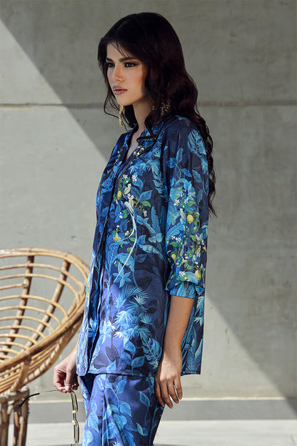 Wardha Saleem | Luxury Pret Fusion Wear | FLORA (2PC) - Ladies Clothes 