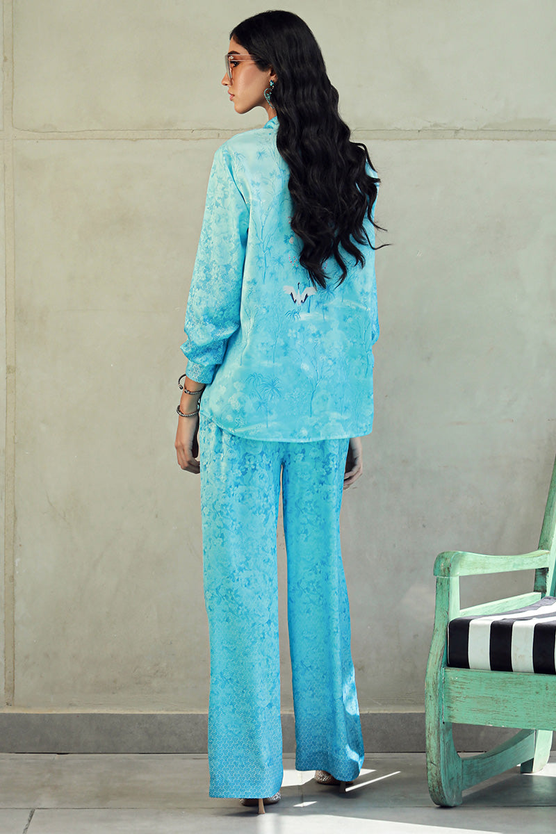 Wardha Saleem | Luxury Pret Fusion Wear | SKYE (2PC) - Ladies Clothes 