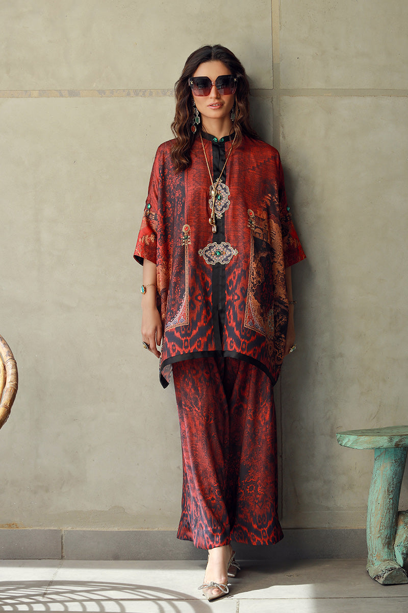 Wardha Saleem | Luxury Pret Fusion Wear | HAZEL (2PC) - Ladies Clothes 