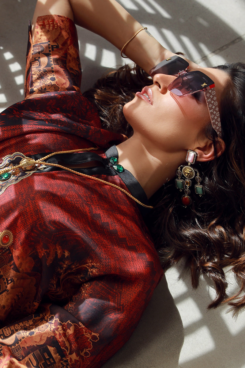 Wardha Saleem | Luxury Pret Fusion Wear | HAZEL (2PC) - Ladies Clothes 