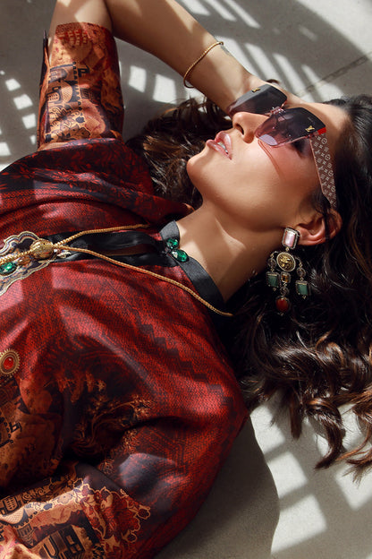 Wardha Saleem | Luxury Pret Fusion Wear | HAZEL (2PC) - Ladies Clothes 