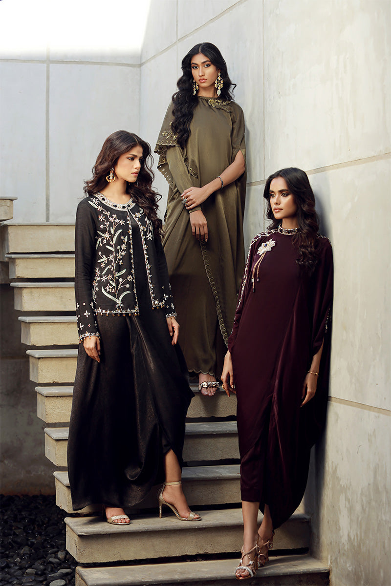 Wardha Saleem | Luxury Pret Fusion Wear | KHLOE (2PC) - Ladies Clothes 