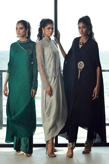 Wardha Saleem | Luxury Pret Fusion Wear | PEARL (2PC) - Ladies Clothes 