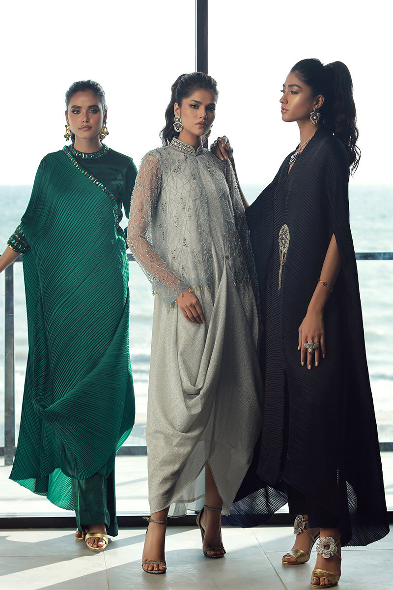 Wardha Saleem | Luxury Pret Fusion Wear | PEARL (2PC) - Ladies Clothes 