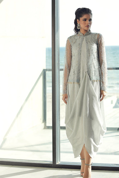 Wardha Saleem | Luxury Pret Fusion Wear | PEARL (2PC) - Ladies Clothes 