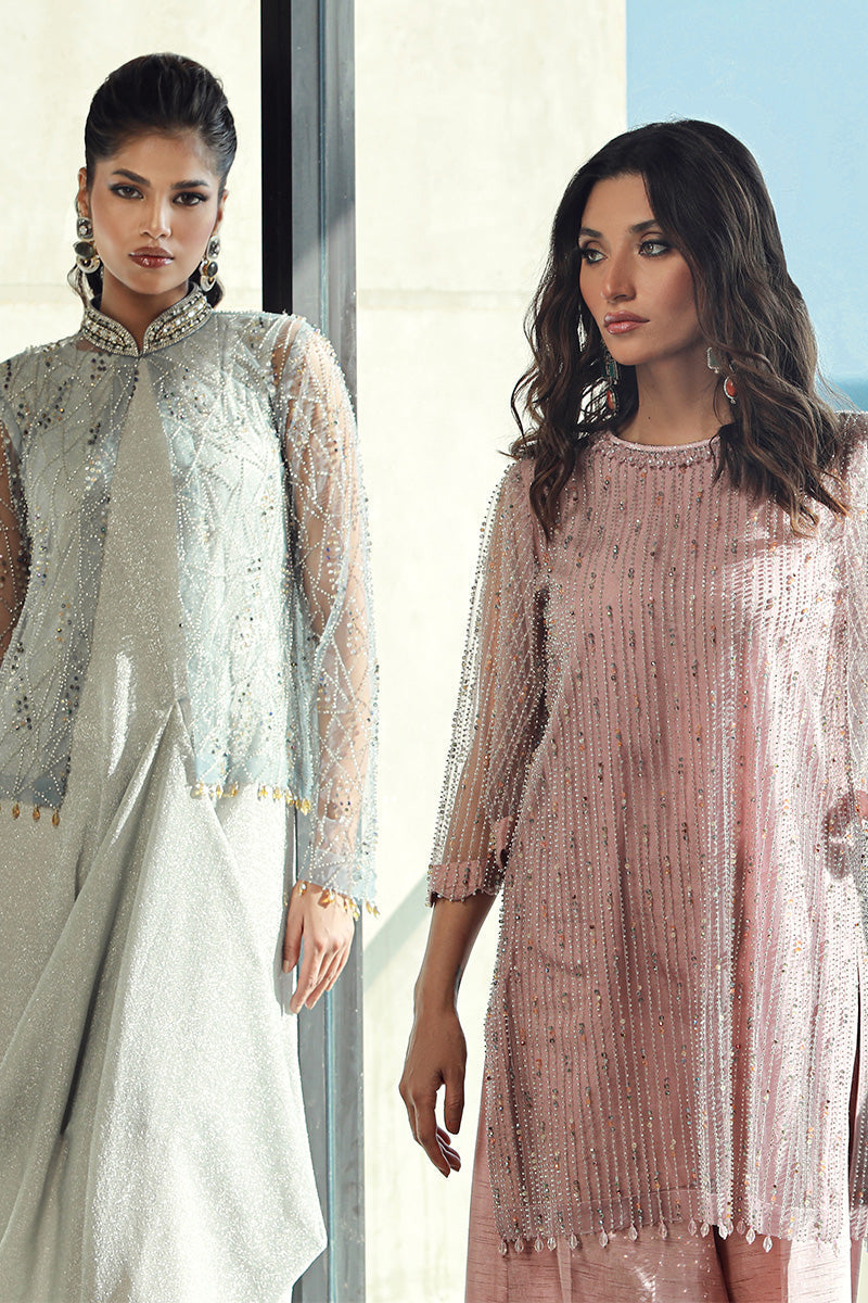 Wardha Saleem | Luxury Pret Fusion Wear | AVA (2PC) - Ladies Clothes 