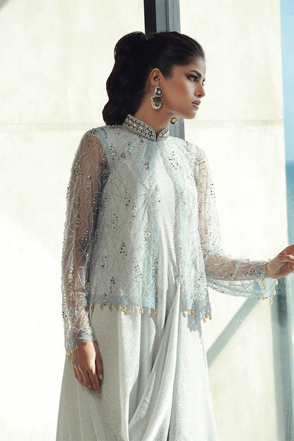 Wardha Saleem | Luxury Pret Fusion Wear | PEARL (2PC) - Ladies Clothes 
