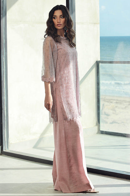 Wardha Saleem | Luxury Pret Fusion Wear | AVA (2PC) - Ladies Clothes 