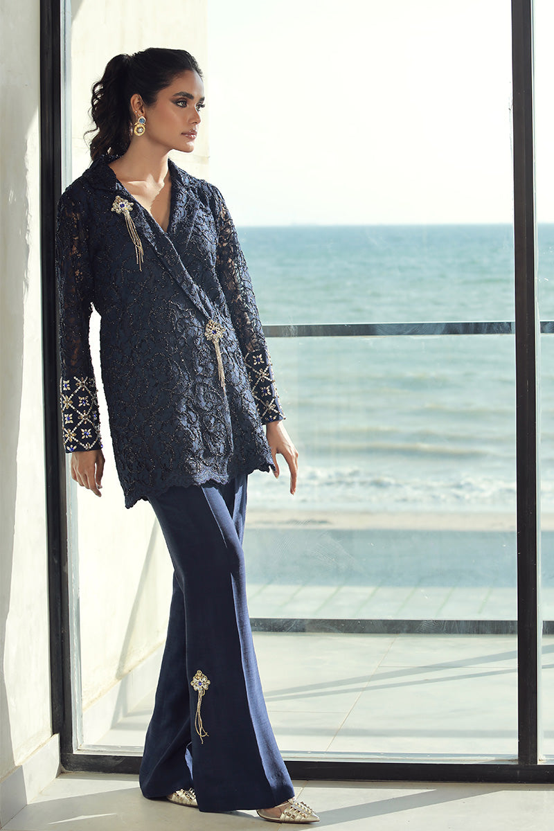 Wardha Saleem | Luxury Pret Fusion Wear | RENNE (2PC) - Ladies Clothes 