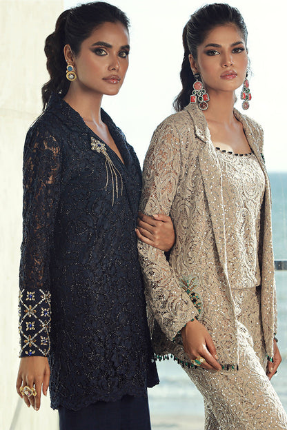 Wardha Saleem | Luxury Pret Fusion Wear | GIA (3PC) - Ladies Clothes 