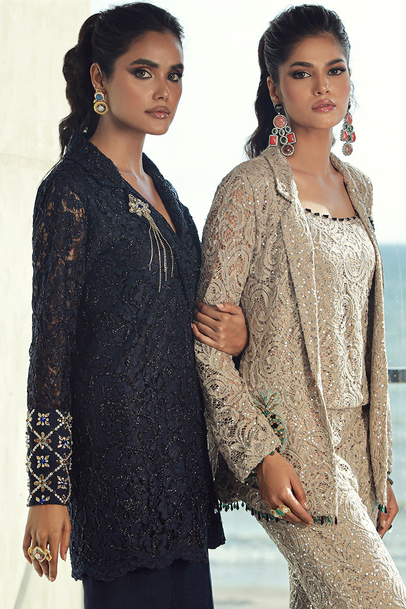 Wardha Saleem | Luxury Pret Fusion Wear | RENNE (2PC) - Ladies Clothes 