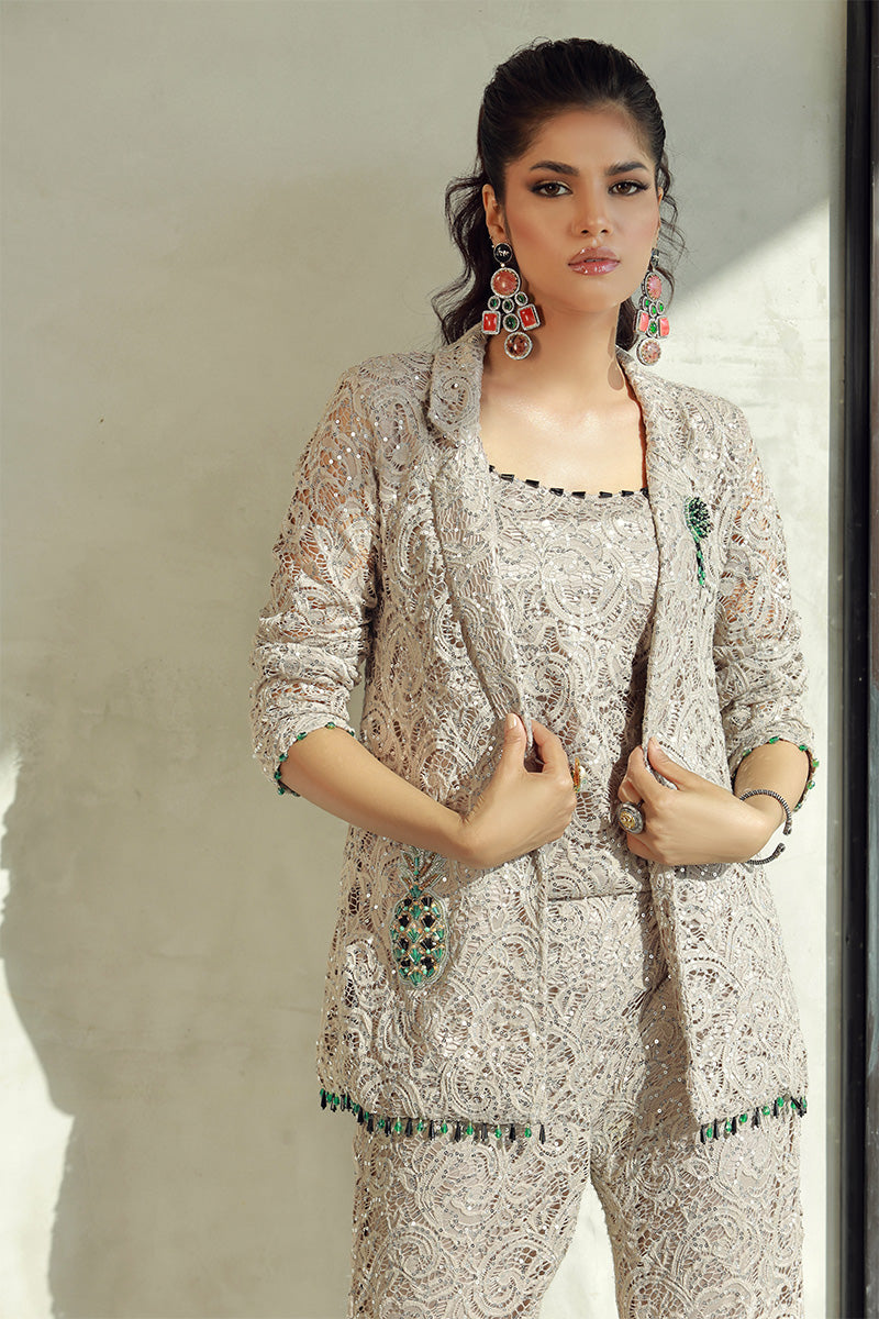 Wardha Saleem | Luxury Pret Fusion Wear | GIA (3PC) - Ladies Clothes 