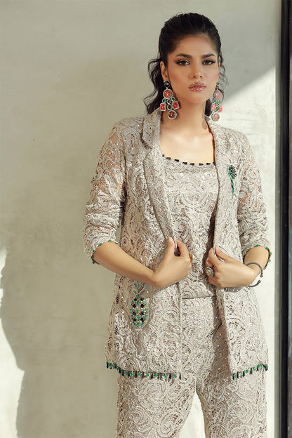 Wardha Saleem | Luxury Pret Fusion Wear | GIA (3PC) - Ladies Clothes 