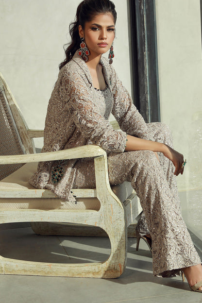 Wardha Saleem | Luxury Pret Fusion Wear | GIA (3PC) - Ladies Clothes 