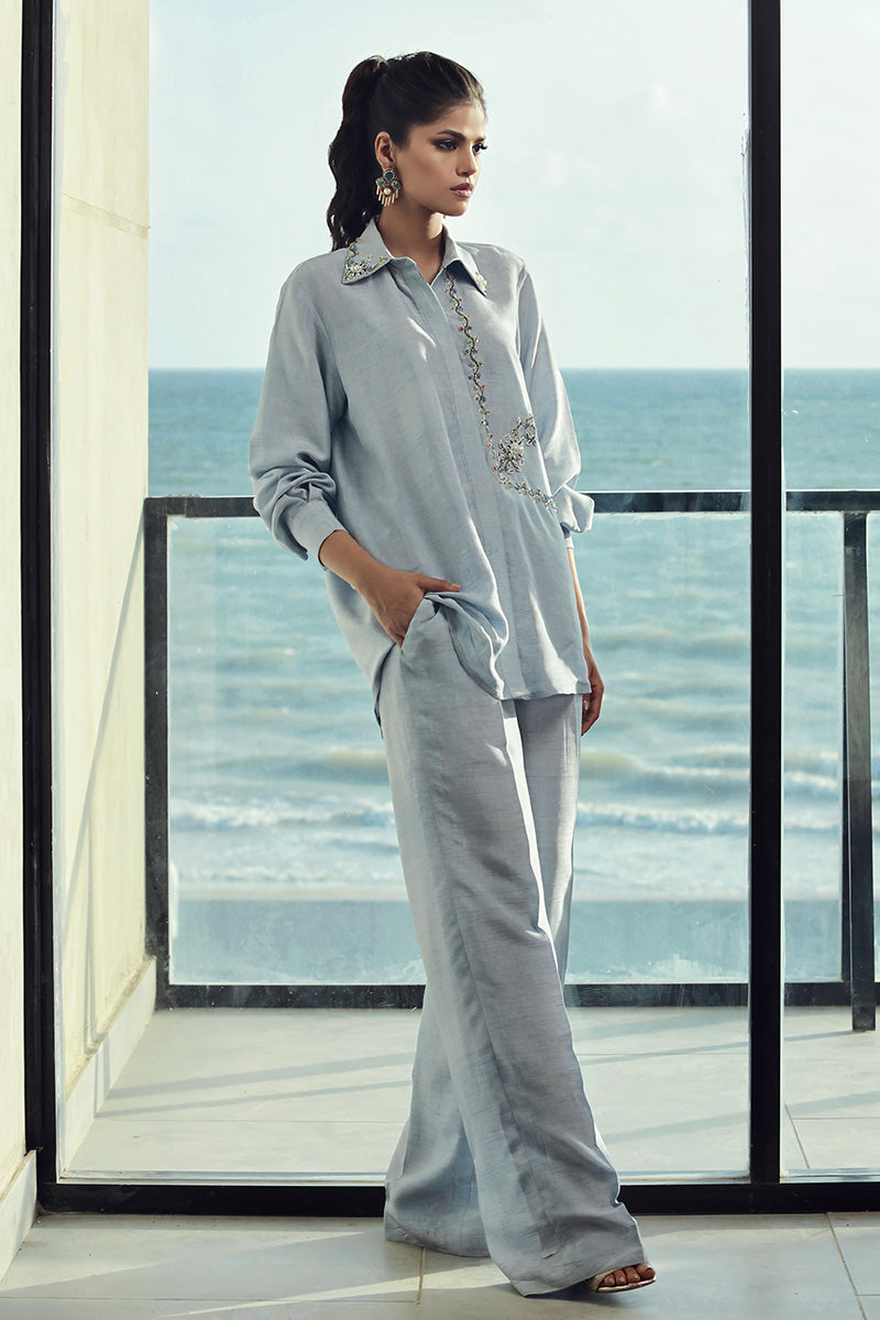 Wardha Saleem | Luxury Pret Fusion Wear | ELLA (2PC) - Ladies Clothes 