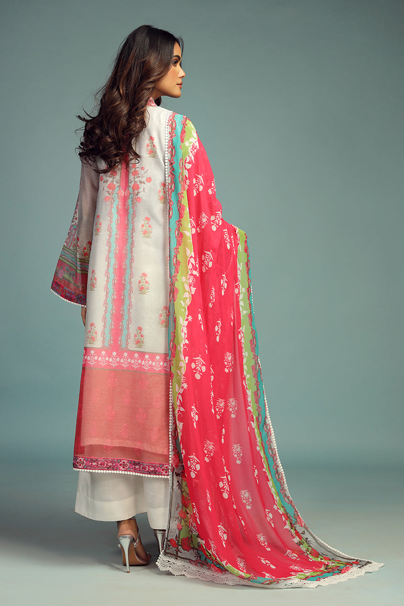 Wardha Saleem | Luxury Pret Traditional Wear | GUL BAHAAR SHIRT WITH DUPATTA (2 PC) - Ladies Clothes 