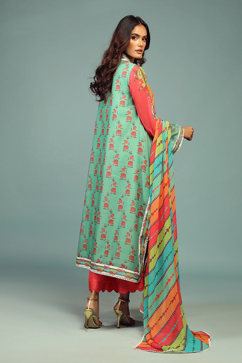 Wardha Saleem | Luxury Pret Traditional Wear | AFSANEH SHIRT WITH DUPATTA ( 2 PC) - Ladies Clothes 