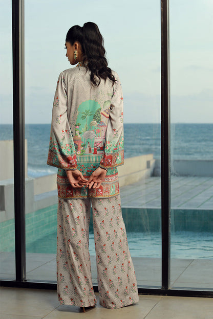 Wardha Saleem | Luxury Pret Fusion Wear | LILA (2PC) - Ladies Clothes 