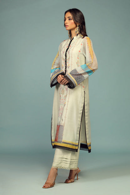 Wardha Saleem | Luxury Pret Traditional Wear | BARAHDARI SHIRT WITH DUPATTA ( 2 PC) - Ladies Clothes 