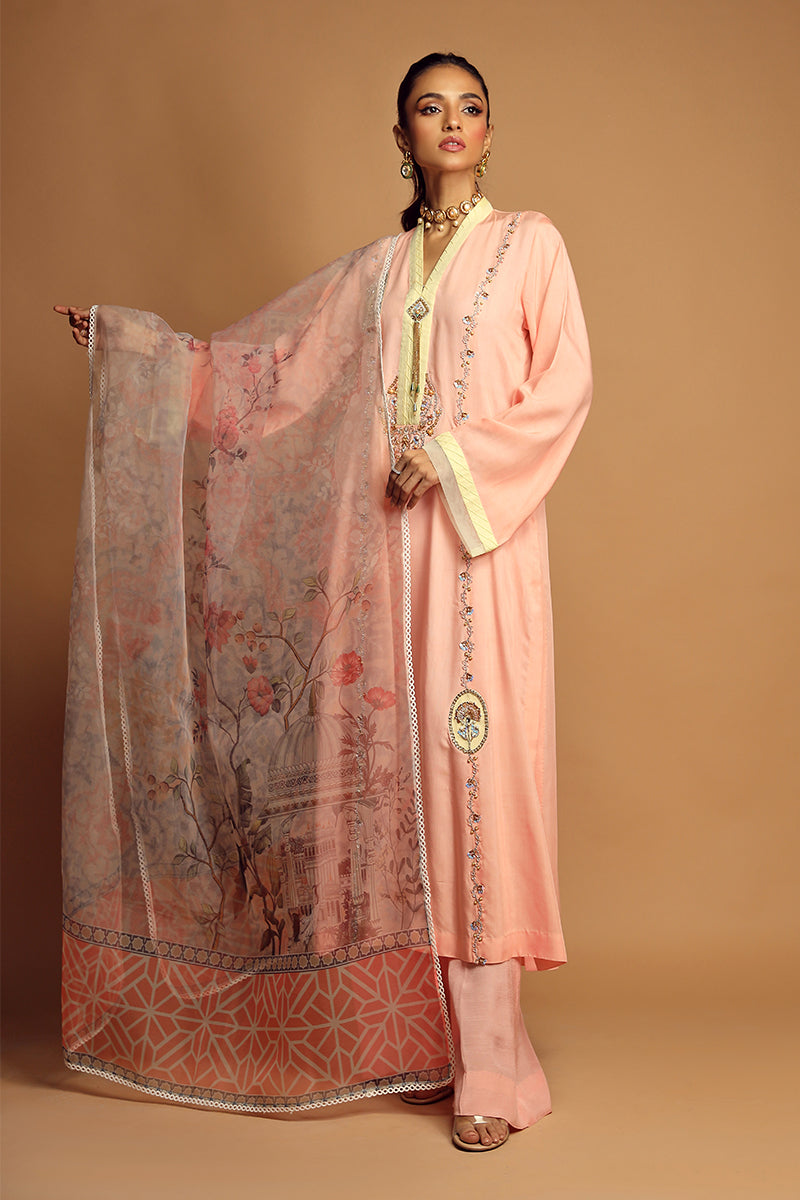 Wardha Saleem | Luxury Pret Traditional Wear | ALLURE (2PC) - Ladies Clothes 