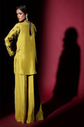 Wardha Saleem | Luxury Pret Fusion Wear | LUXURA (LIME GREEN) CORD-SET (2PC) - Ladies Clothes 