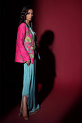 Wardha Saleem | Luxury Pret Fusion Wear | IVY JACKET WITH DRAPE (2PC) - Ladies Clothes 