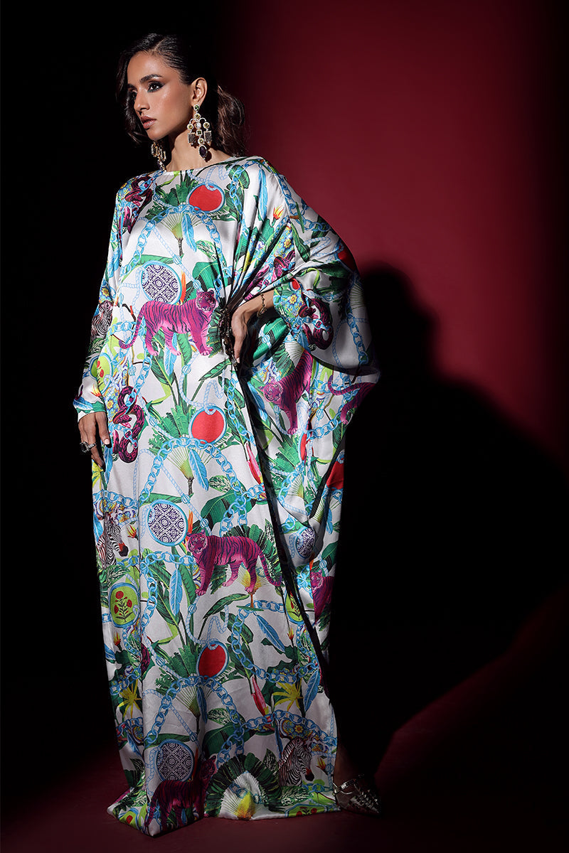 Wardha Saleem | Luxury Pret Fusion Wear | EDEN DRAPE (1PC) - Ladies Clothes 