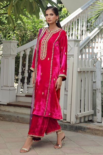 Sana Abbas | Velvet Formals | RUBY - Ladies Clothes - Maria Faisal