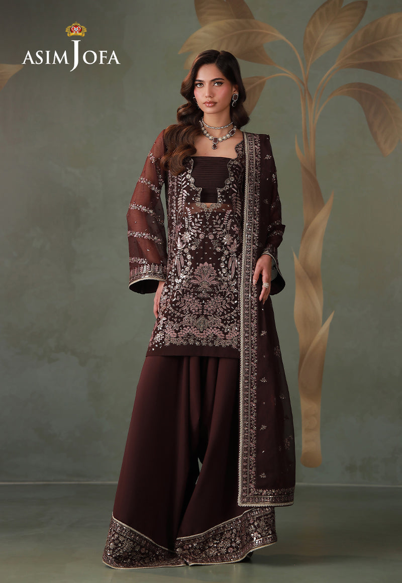 Asim Jofa | Zari Festive Collection | AJULD-12 - Formal Dress - available at Maria Faisal in UK and USA.