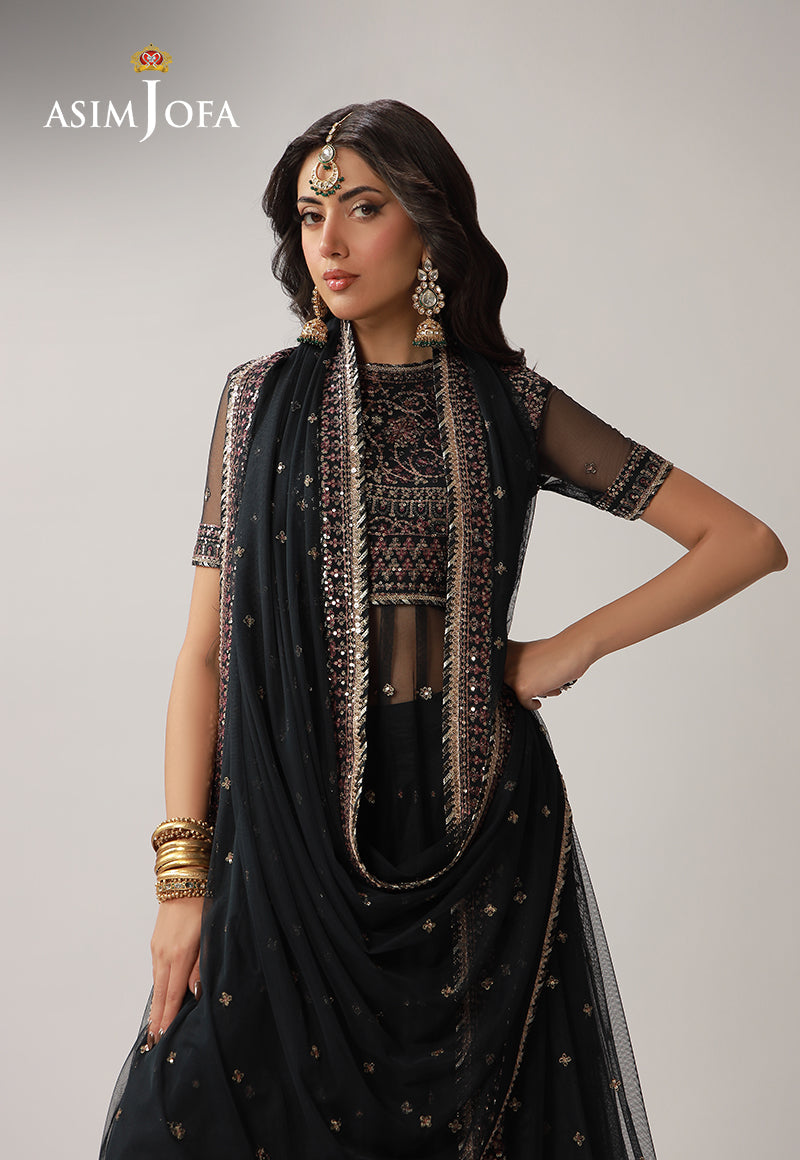 Asim Jofa | Layaan Festive Collection | AJULO-02 - Formal Dress - available at Maria Faisal in UK and USA.