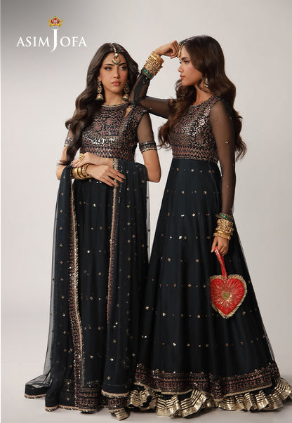 Asim Jofa | Layaan Festive Collection | AJULO-02 - Formal Dress - available at Maria Faisal in UK and USA.