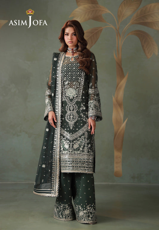 Asim Jofa | Zari Festive Collection | AJULD-11 - Formal Dress - available at Maria Faisal in UK and USA.