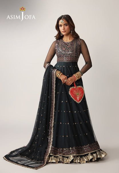 Asim Jofa | Layaan Festive Collection | AJULO-02 - Formal Dress - available at Maria Faisal in UK and USA.