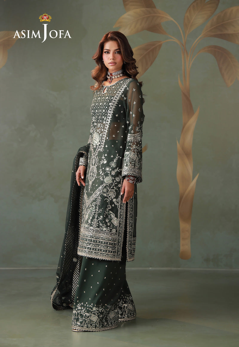 Asim Jofa | Zari Festive Collection | AJULD-11 - Formal Dress - available at Maria Faisal in UK and USA.