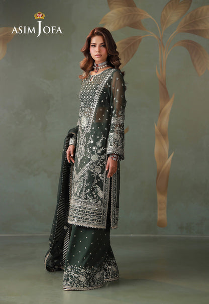 Asim Jofa | Zari Festive Collection | AJULD-11 - Formal Dress - available at Maria Faisal in UK and USA.