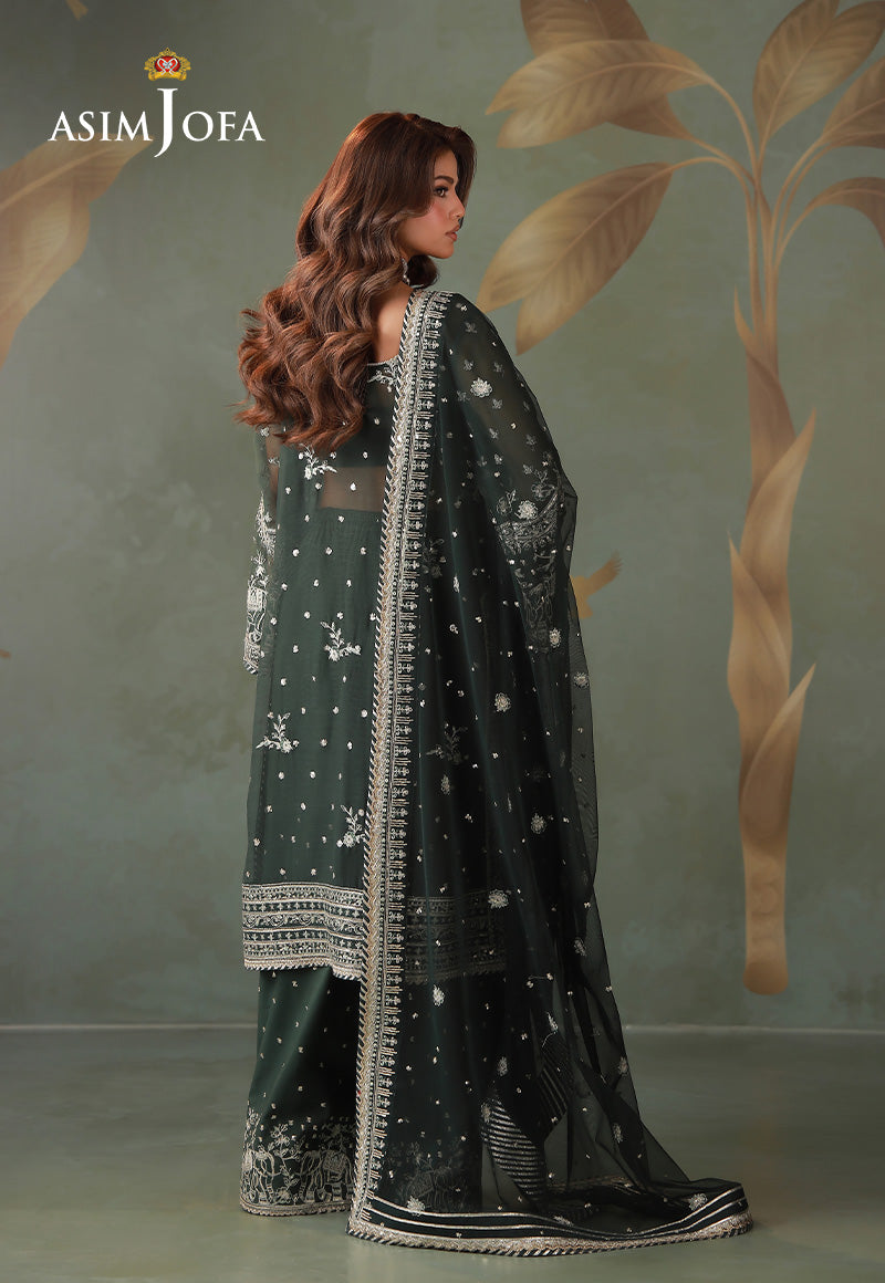 Asim Jofa | Zari Festive Collection | AJULD-11 - Formal Dress - available at Maria Faisal in UK and USA.