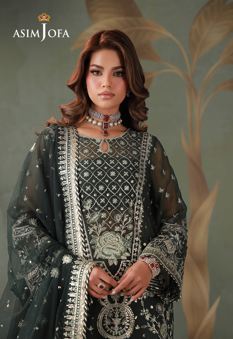 Asim Jofa | Zari Festive Collection | AJULD-11 - Formal Dress - available at Maria Faisal in UK and USA.