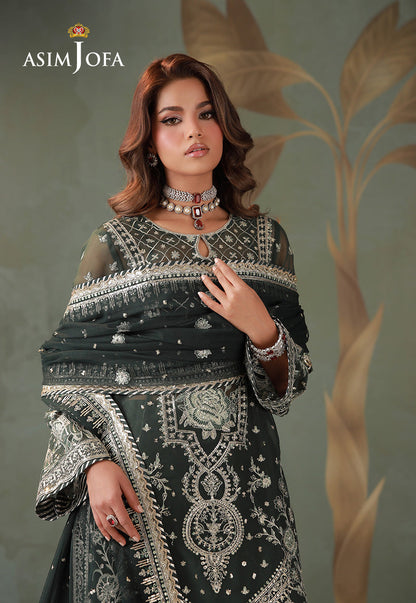 Asim Jofa | Zari Festive Collection | AJULD-11 - Formal Dress - available at Maria Faisal in UK and USA.