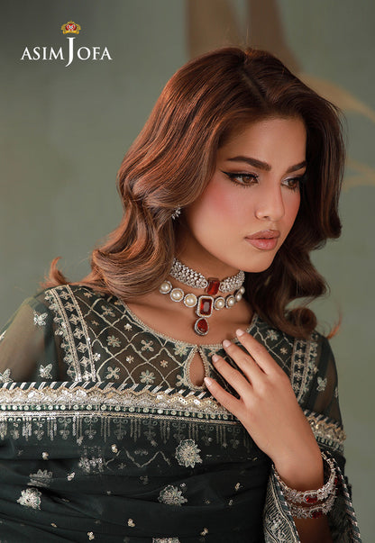 Asim Jofa | Zari Festive Collection | AJULD-11 - Formal Dress - available at Maria Faisal in UK and USA.