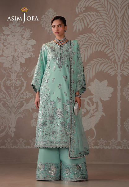 Asim Jofa | Zari Festive Collection | AJULD-09 - Formal Dress - available at Maria Faisal in UK and USA.