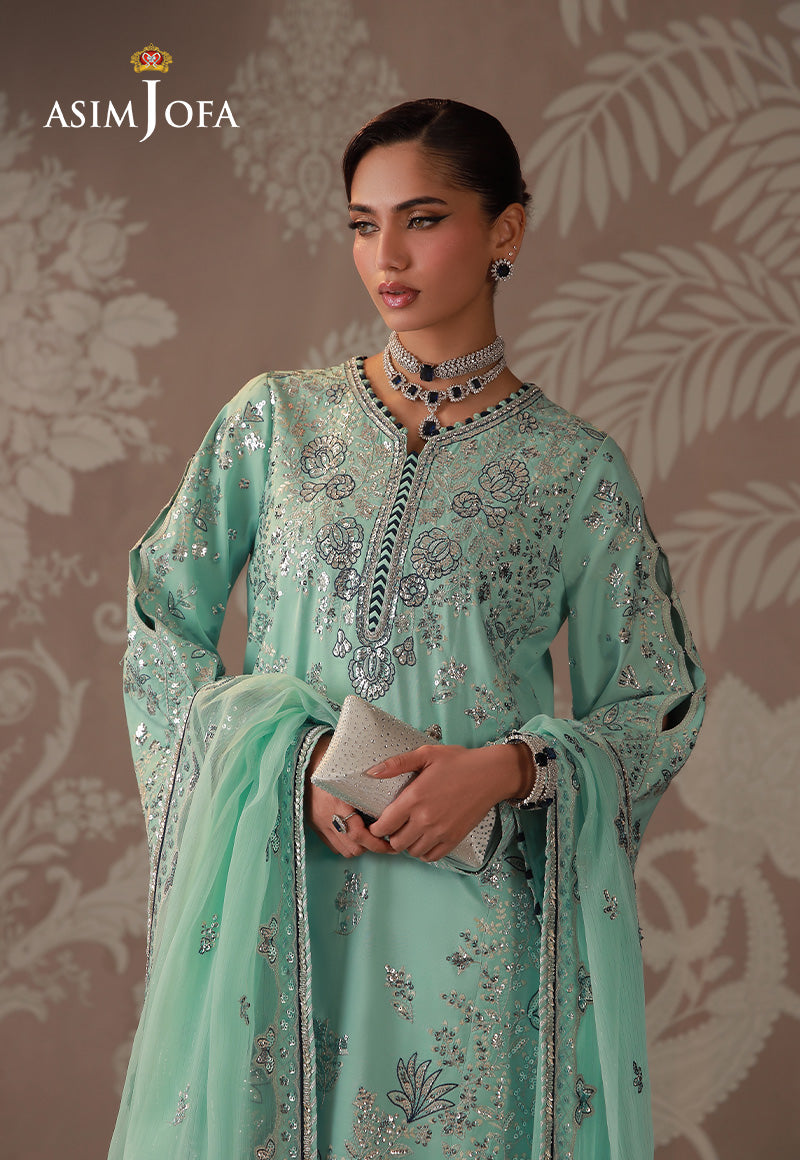 Asim Jofa | Zari Festive Collection | AJULD-09 - Formal Dress - available at Maria Faisal in UK and USA.