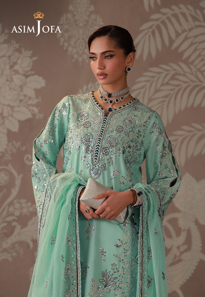 Asim Jofa | Zari Festive Collection | AJULD-09 - Formal Dress - available at Maria Faisal in UK and USA.