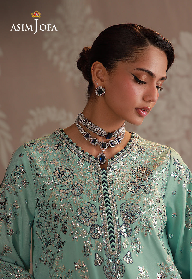 Asim Jofa | Zari Festive Collection | AJULD-09 - Formal Dress - available at Maria Faisal in UK and USA.