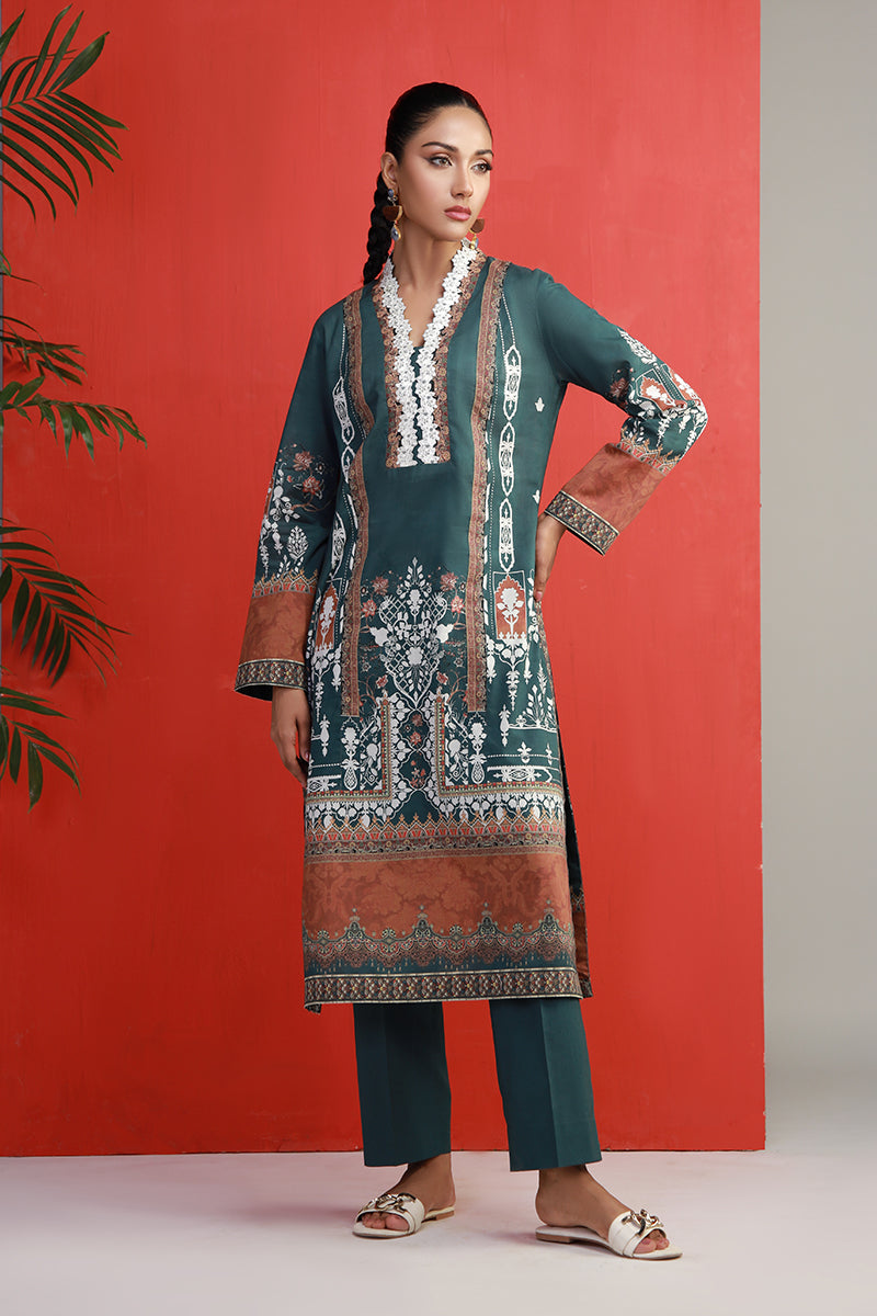 Shamaeel Ansari | Bagh e Bahar Lawn |Noor-e-Gul - Luxury Dress - available at Maria Faisal in UK and USA.